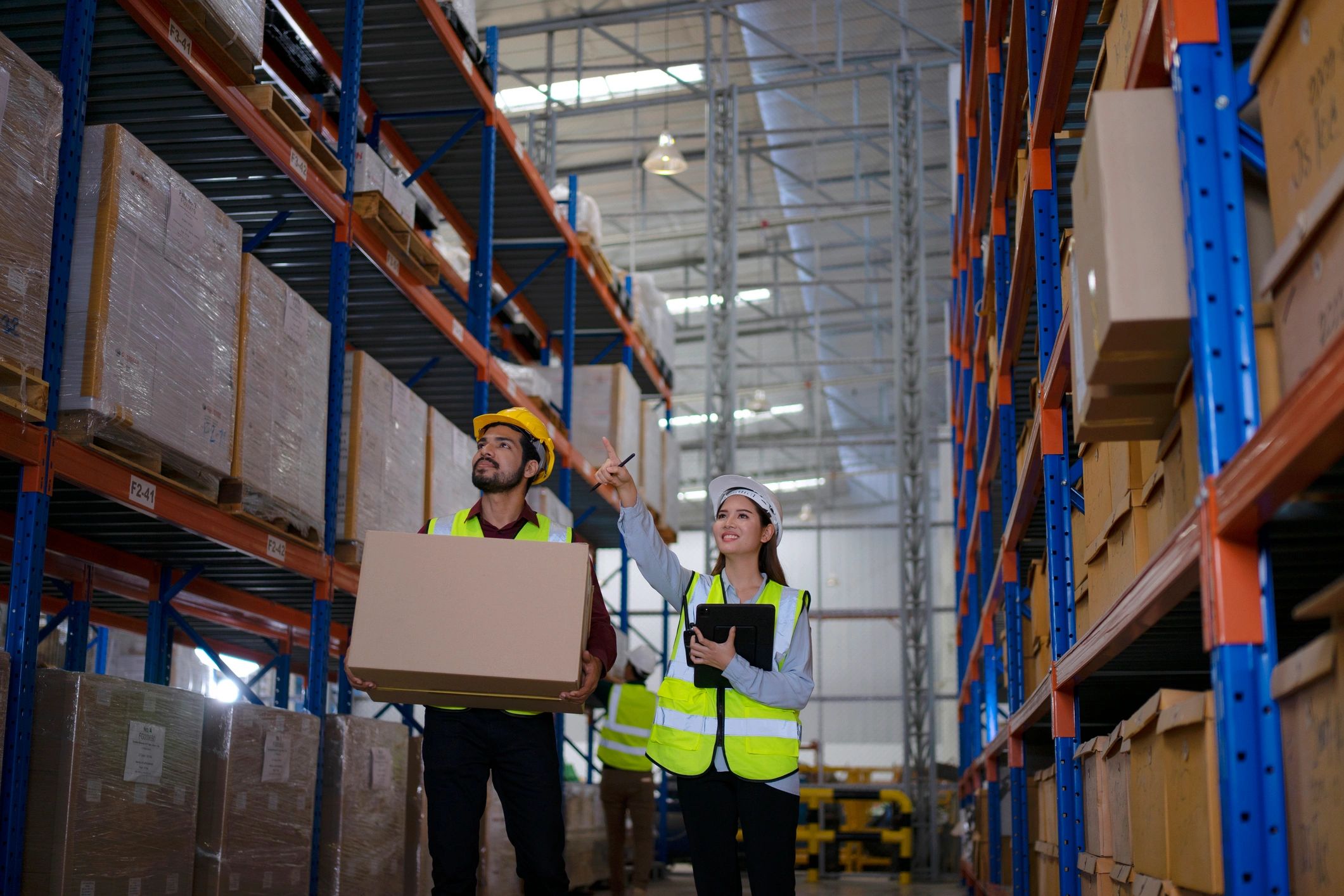 Warehouse professional representing the Crates of Rice team